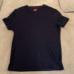 Alfani Slim Fit Stretch V Neck Mens Large Black